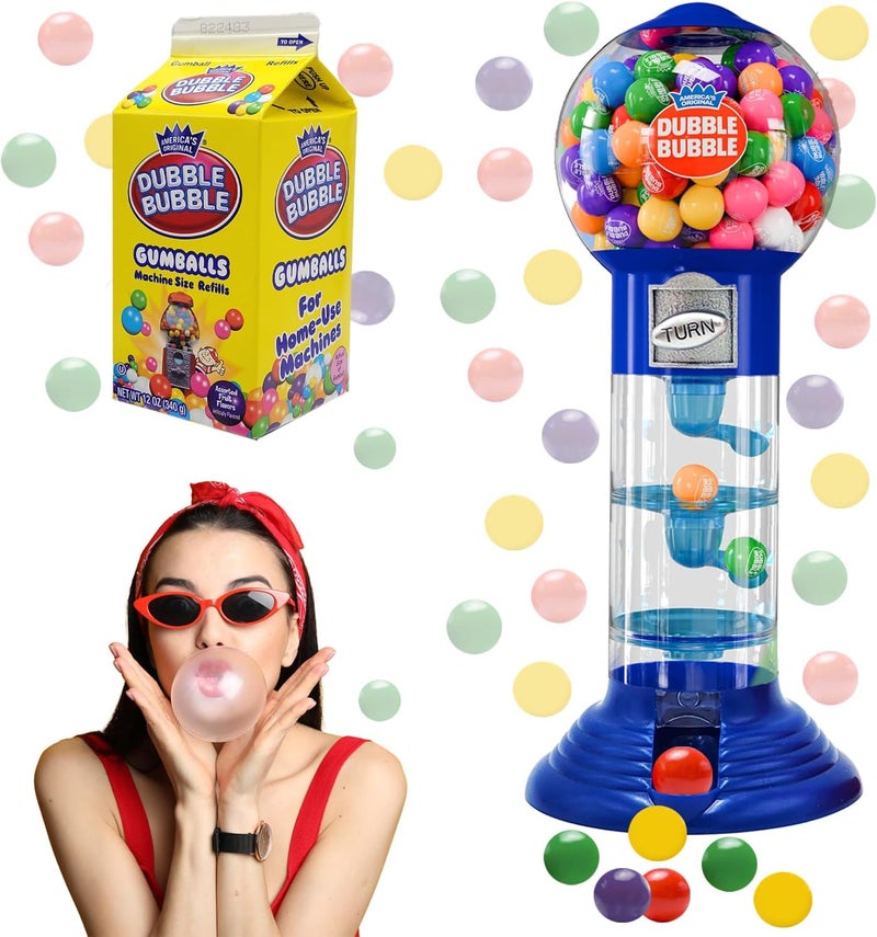 Fruidles Spiral Fun Gumball Bank Machine with Gumballs - Image 5